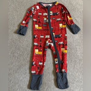 LAST CHANCE* Little Sleepies Railroads print zippy 0-3months